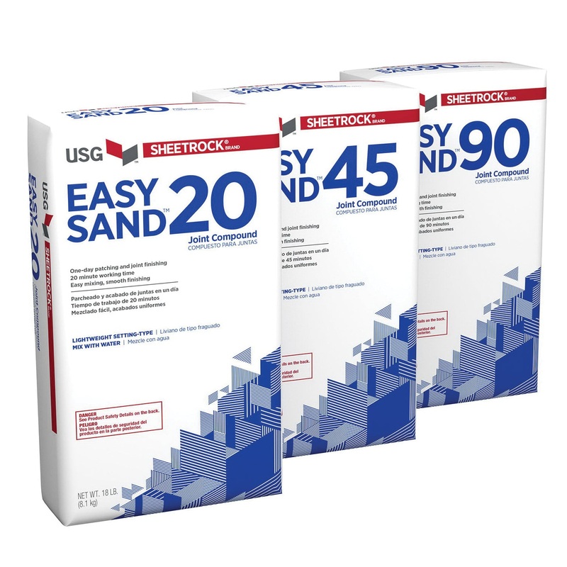 SHEETROCK 384024 Joint Compound, Powder, Natural, Odorless, 10 to 14 min Curing, 3 lb, Bag