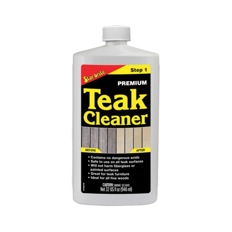 Star brite 081432 Premium Teak Cleaner, 32 oz, Liquid