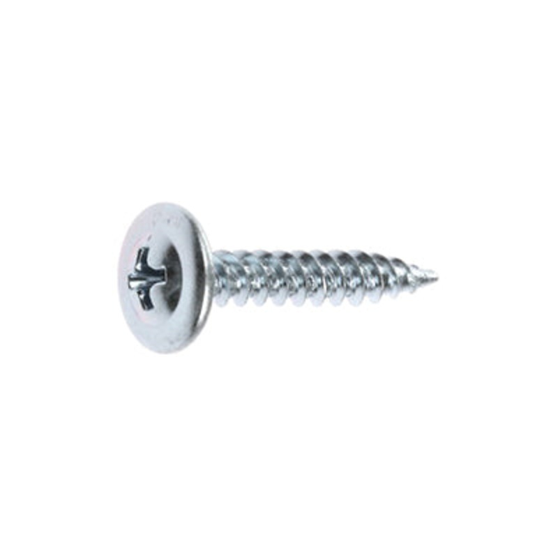 Teks 21508 Lath Screw, #8 Thread, 1 in OAL, Modified Truss Head, Climacoat-Coated/Zinc-Plated