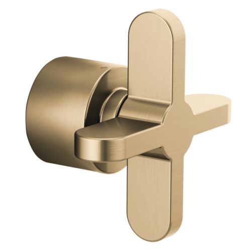 Brizo 4" Cross Handle Kit for Odin Thermostatic Valve Trim, ADA, Brilliance Luxe Gold - HX6675-GL