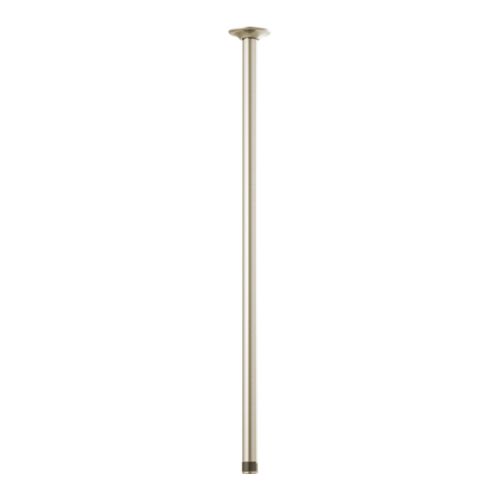 Brizo Essential 24" Ceiling Mount Shower Arm And Round Flange, Brilliance Brushed Nickel - 83992-24-BN 
