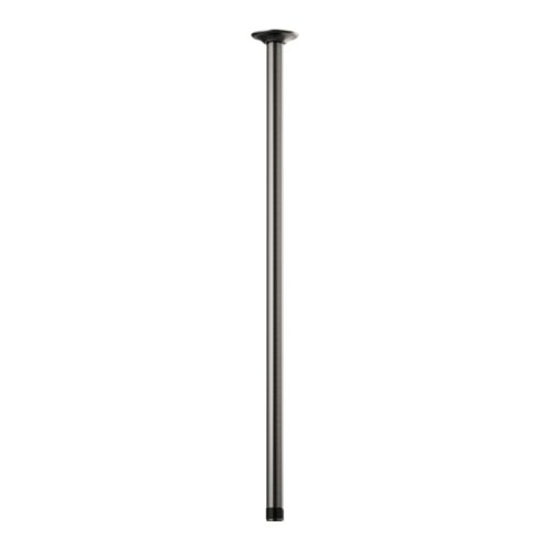 Brizo Essential 24" Ceiling Mount Shower Arm And Round Flange, Brilliance Luxe Steel - 83992-24-SL