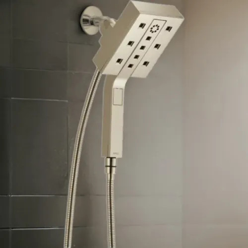 Brizo Essential Hydrati 2-in-1 Multi-Function Shower, MagneDock, H2Okinetic, 1.75 GPM, Brilliance Polished Nickel - 86280-PN