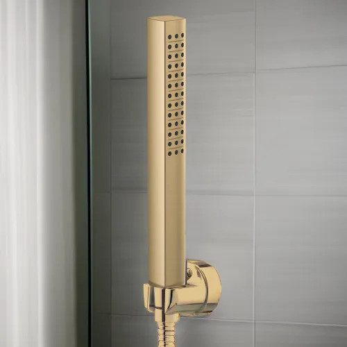Brizo Kintsu 8" Single-Function Handshower with Dual Check Valve, WaterSense, 1.75 GPM, Brilliance Luxe Gold - 85006-GL