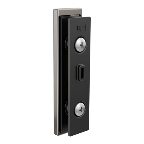 Brizo Kintsu Robe Hook Glass Panel Installation Kit, Brilliance Black Onyx - 699906-BNX