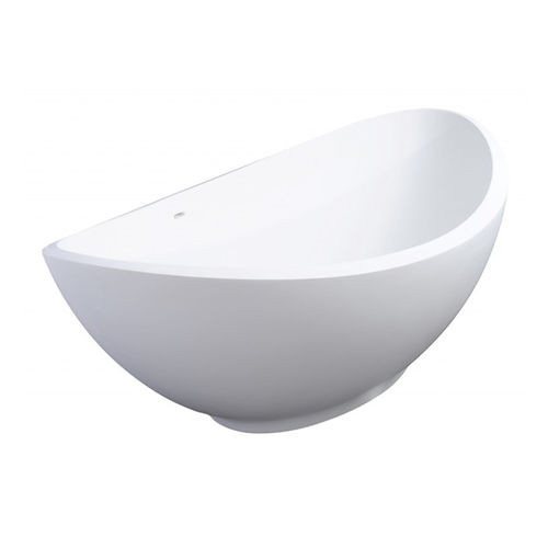 Clarke CA7039LAFS-00 Lavasca Satin White 70"x39"x24" Freestanding Tub