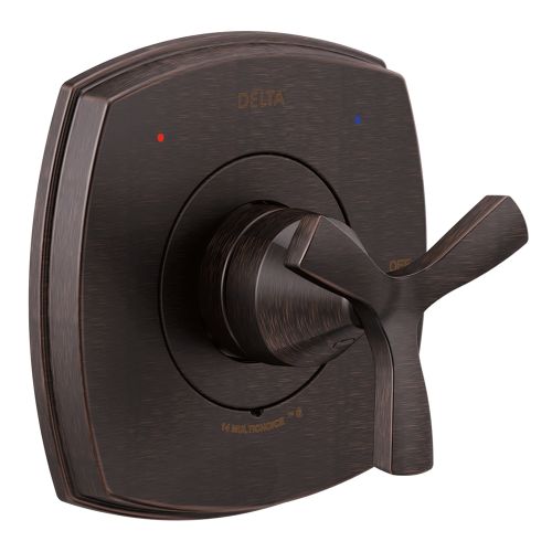 Delta Stryke Monitor 14 Series Pressure Balance Valve Trim, Helo Handle, Venetian Bronze - T140766-RB