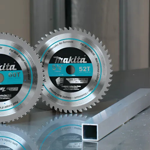 Makita 5-7/8" 52T Carbide-Tipped Saw Blade, 5/8" Arbor, 0.063" Kerf, for Metal Cutting - A-96126 