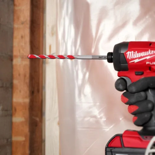Milwaukee 5/16" x 4" x 6" SHOCKWAVE Carbide Hammer Drill Bit with 1/4" Hex Shank - 48-20-9016 