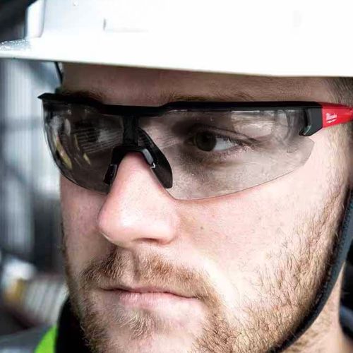 Milwaukee Gray Safety Glasses with Fog-Free and Anti-Scratch Lenses - 48-73-2108