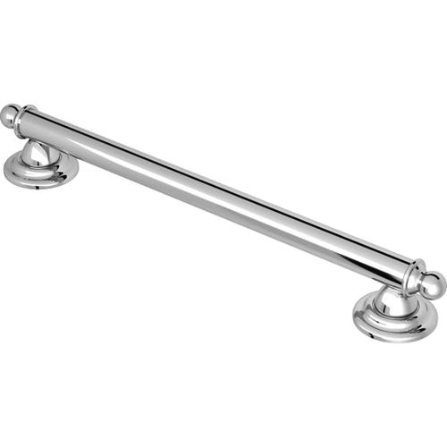 Moen Brantford 24" Designer Round Grab Bar, ADA-Compliant, SecureMount, Chrome - YG2224CH 