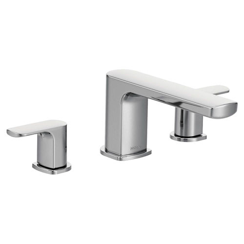 Moen Rizon Roman Tub Faucet Trim, Lever Handles, ADA, M-PACT, Chrome - T935
