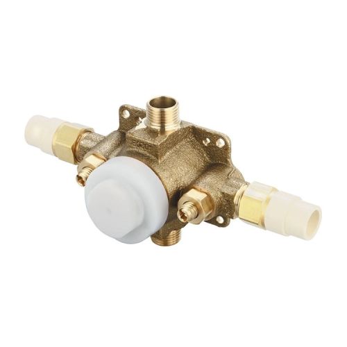 Pioneer 4023B Pressure Balance Tub/Shower Rough-In Valve w/ Stops, 1/2" CPVC Inlets/Combo CSC/IPS Outlets