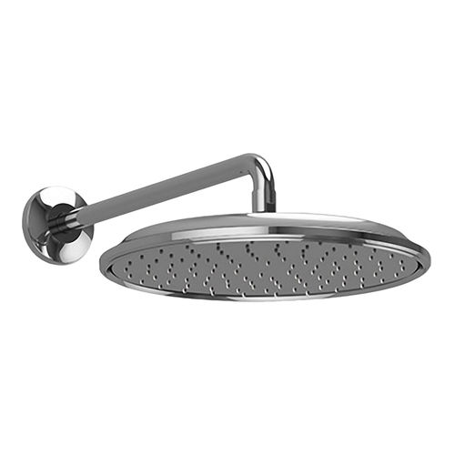 TOTO Classic Series 12in Round Rain Shower Head with Rubber Nozzles, AeroJet Technology, 2.0 GPM, Polished Chrome - TS112BL12#CP