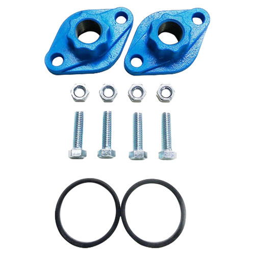 AquaMotion FK100 1" NPT Cast Iron Pump Flange Set