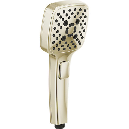 Brizo Essential 4" Four-Function Hand Shower with Dual-Check Valve, WaterSense, 1.75 GPM, Brilliance Polished Nickel - 88099-PN