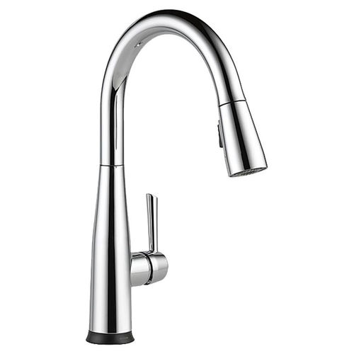 Delta Essa VoiceIQ Single Handle Pull-Down Kitchen Faucet w/ Touch2O, Chrome - 9113TV-DST