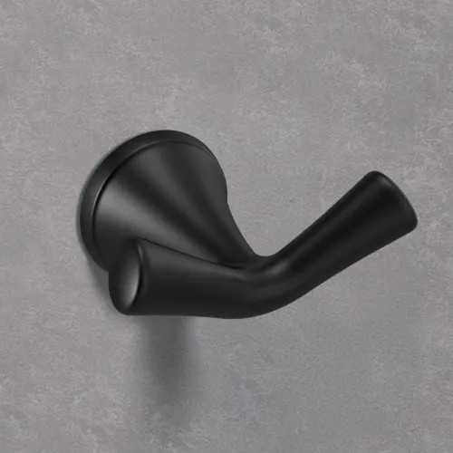Delta Kayra Robe Hook, Matte Black - 73335-BL