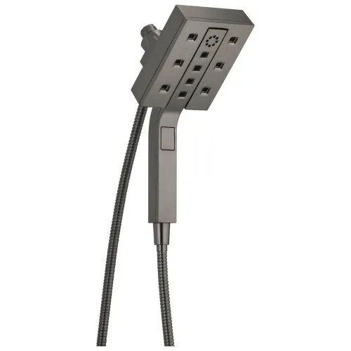 Delta Universal Showering 1.75 GPM 4-Setting Two-In-One Shower, H2Okinetic Technology, Touch-Clean Spray Nozzles, Black Stainless - 58473-KS25