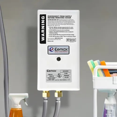 EEMax On-Demand Electric Tankless Water Heater, Temperature Control, Multiple Lavatory, 0.5 GPM, 277v, 11A - EX3277T-ML