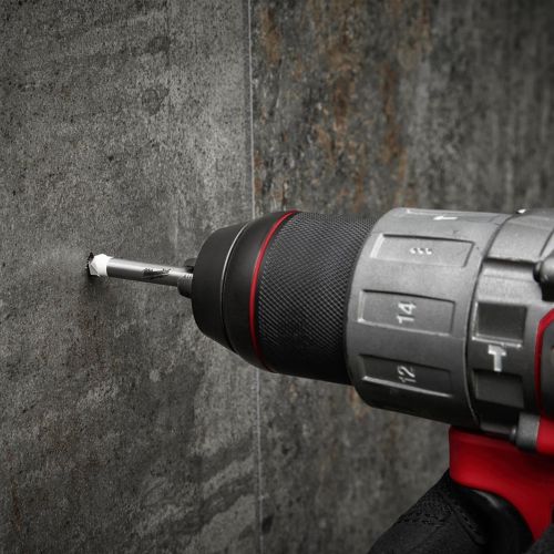 Milwaukee 1/2" Carbide Tipped Drill Bit with 3-Flat Shank for Drilling Natural Stone, Granite, Slate, Ceramic and Glass Tiles - 48-20-8995