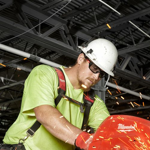 Milwaukee Performance Safety Glasses with Gray Fog-Free Anti-Scratch Lenses - 48-73-2125