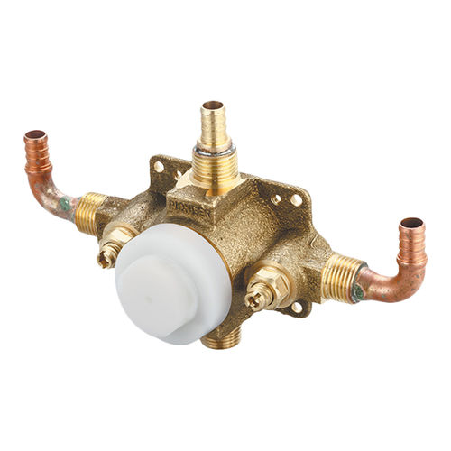 Pioneer 4021B Pressure Balance Tub/Shower Rough-In Valve w/ Stops, 1/2" PEX Inlets/Combo CSC/IPS Outlets