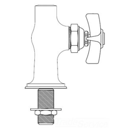 T&S Brass 007257-40 Base Faucet Assembly