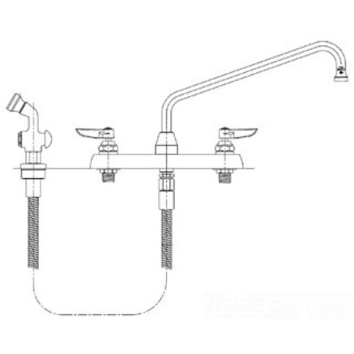 T&S Brass B-1172-01 Workboard Faucet