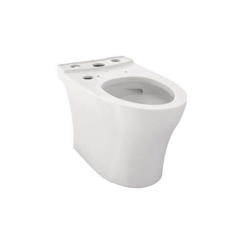 Toto CT446CUFGT40#11 Aquia IV Elongated Bowl with CeFiOntect Glaze - Colonial White