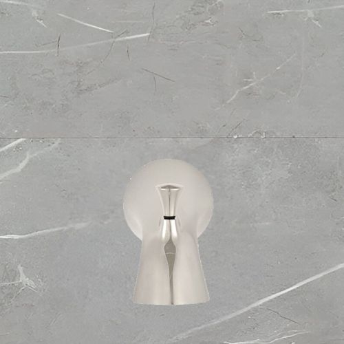 American Standard Patience Slip-On Metal Polished Nickel Nickel Diverter Tub Spout, Wall-Mount Installation, 6-5/8in Spout Reach - 8888101.013