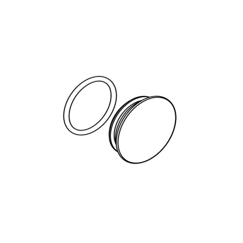 Brizo Artesso Cap and O-Ring for Instant Hot Faucets, Matte Black - RP101117BL