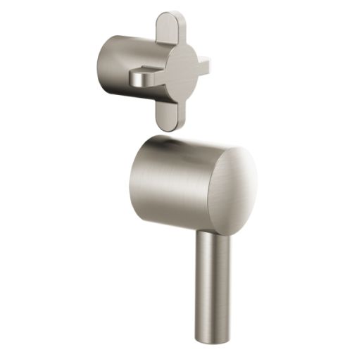 Brizo Cross/Lever Handle Kit For Odin Collection Pressure Balance Diverter Trim, ADA, Brilliance Brushed Nickel - HX75P75-BN