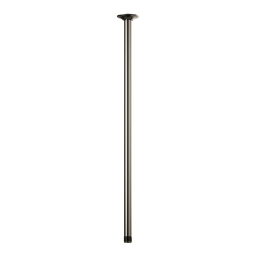 Brizo Essential 24" Ceiling Mount Shower Arm And Round Flange, Brilliance Black Onyx - 83992-24-BNX 