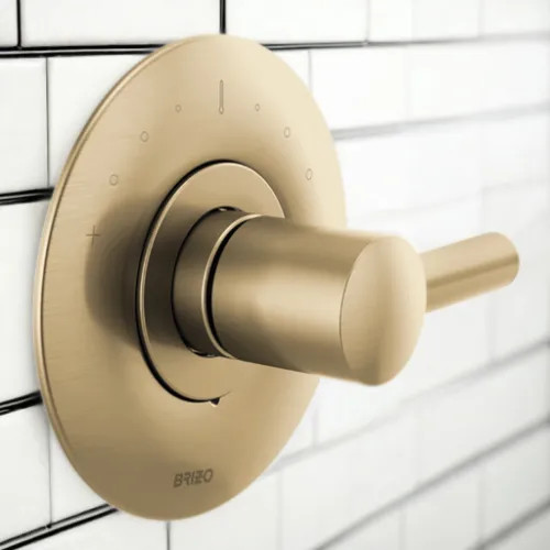 Brizo Odin Brilliance Luxe Gold Sensori Single-Handle Temperature Control Thermostatic Valve Trim - T66T075-GLLHP