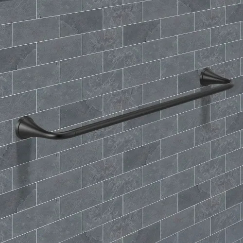 Delta Kayra 24" Towel Bar with Mounting Hardware, Matte Black - 73324-BL