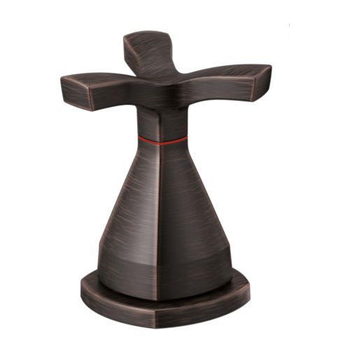 Delta Stryke 3-3/4in Venetian Bronze Single Cross Handle Assembly for Roman Tub Faucet, Left Handle, ADA - RP100394RB