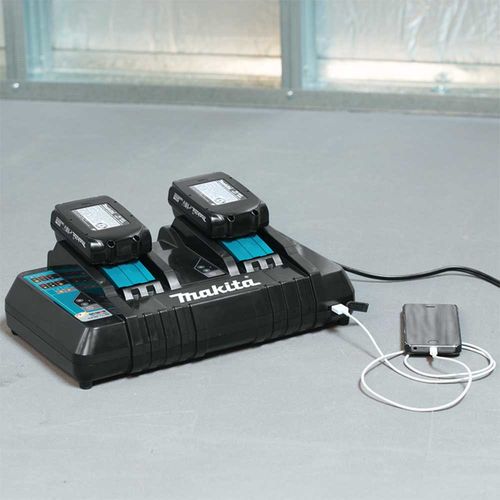Makita 18V LXT Lithium-Ion Dual Port Rapid Optimum Charger - DC18RD 