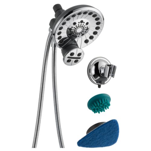 Peerless Sidekick Chrome 2-in-1 Shower Head, 2.5 GPM, Touch Clean, WaterSense - 76455D