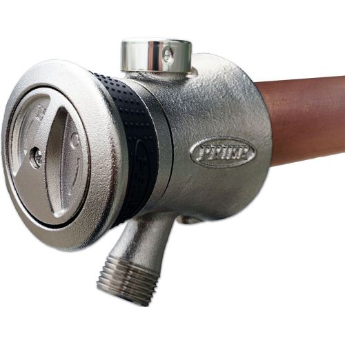 Prier Truetemp 6" Single-Handle Hot & Cold Hydrant - Satin Nickel, PEX - P-118X06