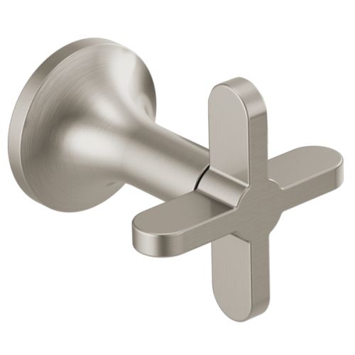 Brizo 4" Cross Handle Kit for Odin Wall-Mount Tub Filler, ADA, Brilliance Brushed Nickel - HX70475-BN