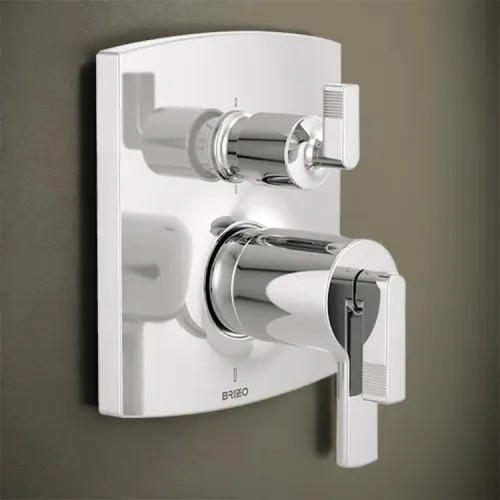 Brizo Kintsu and Allaria TempAssure Thermostatic Valve Trim with Six Function Diverter, Polished Chrome - T75606-PCLHP