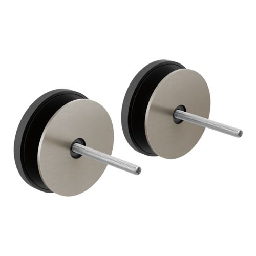 Brizo Kintsu Towel Bar Glass Panel Installation Kit, Brilliance Luxe Nickel - 699907-NK