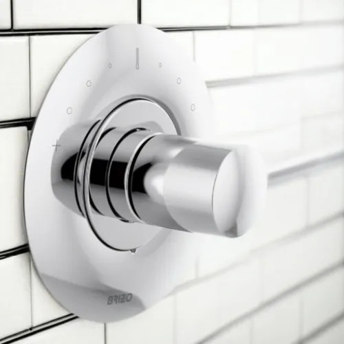 Brizo Odin Polished Chrome Sensori Single-Handle Temperature Control Thermostatic Valve Trim - T66T075-PCLHP