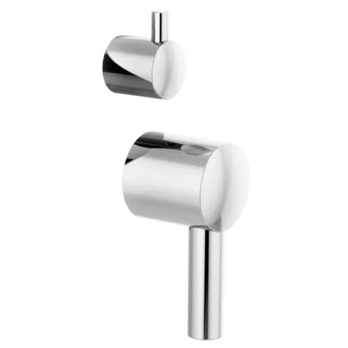 Brizo Odin Pressure Balance Diverter Top and Bottom Lever Handle Kit, ADA-Compliant, Polished Chrome - HL75P75-PC