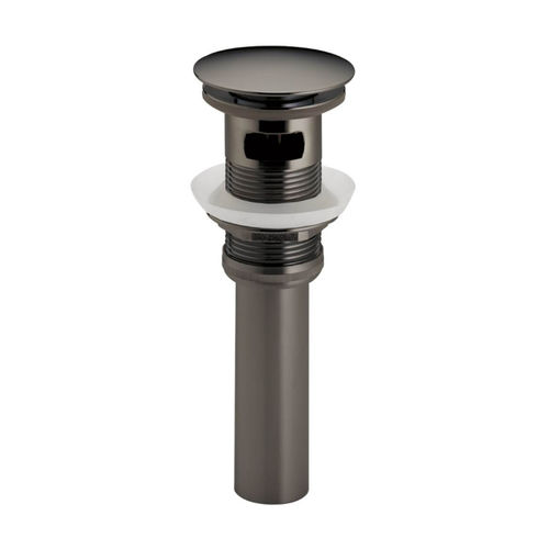 Brizo RP72414BNX Push Button Pop-Up With Overflow, Brilliance Black Onyx