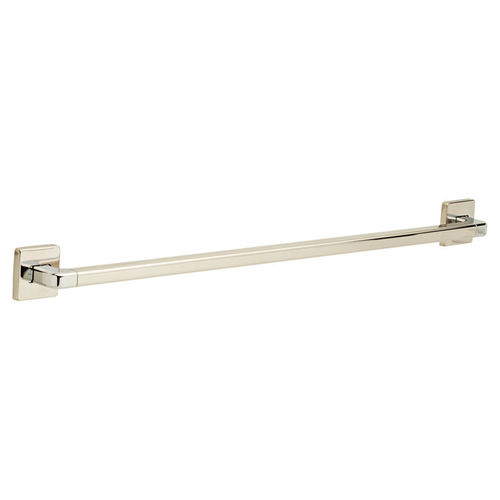 Delta 42" Modern Angular Decorative Grab Bar, ADA-Compliant, Concealed Mounting,  Polished Nickel - 41942-PN
