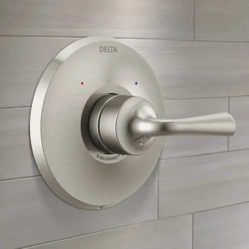 Delta Kayra Monitor 14 Series Pressure Balance Valve Only Trim, Lever Handle, ADA, Stainless - T14033-SS