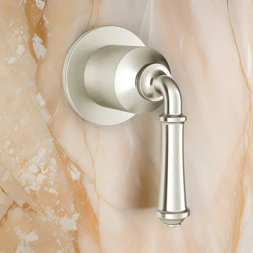 American Standard Delancey Single-Handle Diverter Valve Trim, Lever Handle, Brushed Nickel - T052430.295