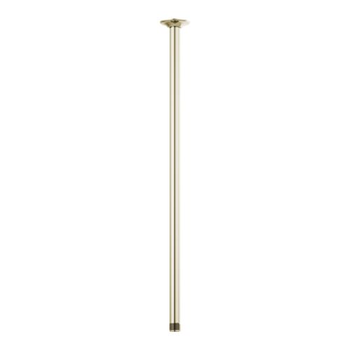 Brizo Essential 24" Ceiling Mount Shower Arm And Round Flange, Brilliance Polished Nickel - 83992-24-PN